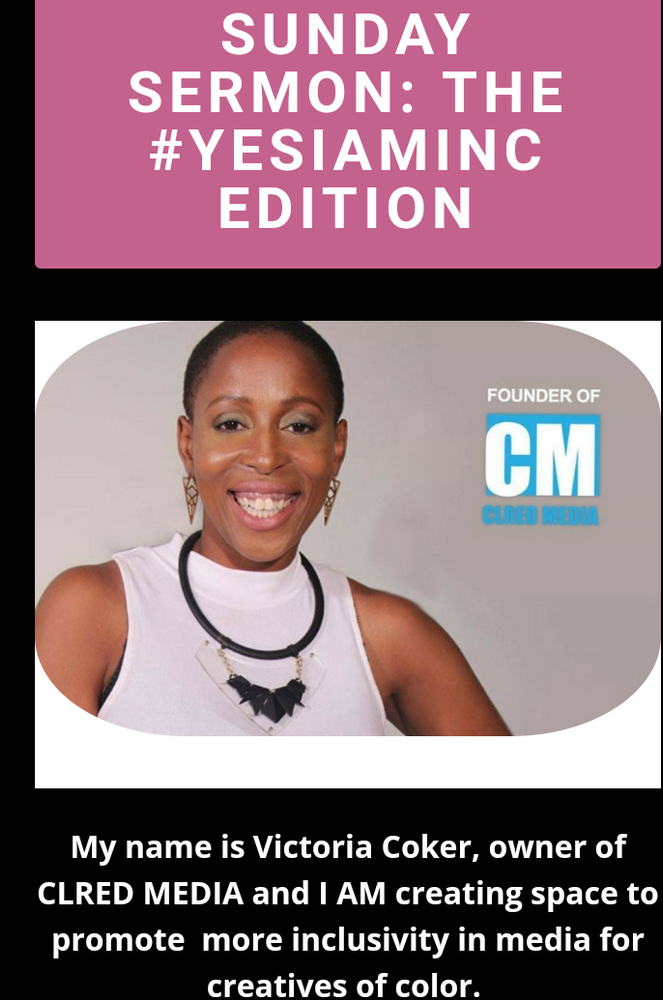 SUNDAY SERMON : Victoria Coker
