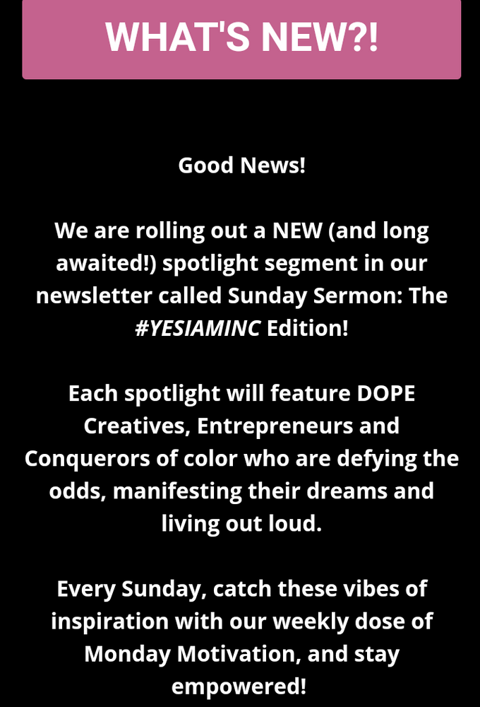 CHECK OUT OUR NEW SEGMENT!