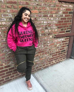 QUEENIN' Cropped Hoodie - YESIAMINC