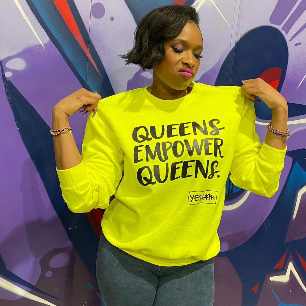 
                  
                    QUEENS EMPOWER QUEENS SWEATSHIRT (Unisex Sizing) - YESIAMINC
                  
                