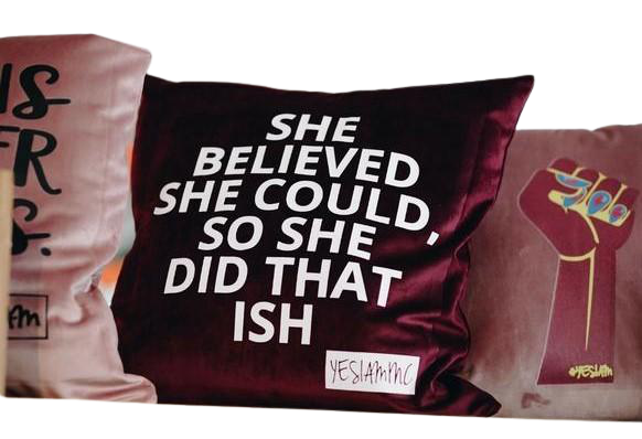 SHE DID THAT ISH PILLOW - YESIAMINC