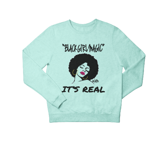 
                  
                    BLACK GIRL MAGIC Sweatshirt - YESIAMINC
                  
                