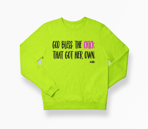 
                  
                    God Bless the Chick Sweatshirt - YESIAMINC
                  
                